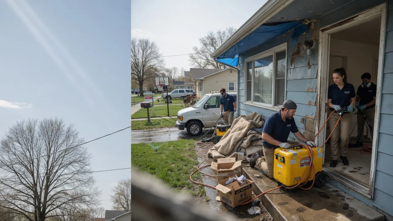 Basement Flood Cleanup in Prairieton, IN near me